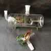 Kleur horizontale pijp kraan waterpijp glas bongen accessoires, glas rokende pijpen kleurrijke mini multi-kleuren handleidingen beste lepel glazen pipe