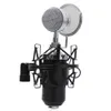 الميكروفونات BM-8000 Professional Recording Contenser Sound Studio Microphone مع قابس 3.5 ملم لـ KTV Karaoke مع مرشح حامل الحامل البوب