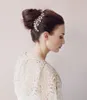 Brindilles miel coiffures de mariage avec fleur strass perles naturelles femmes peignes à cheveux diadèmes de mariage accessoires de cheveux de mariée # O024