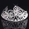 Bridal Tiaras con strass gioielli da sposa ragazze copricapo festa di compleanno performance performance Pageant Crystal Crowns Accessori da sposa # BW-T010