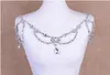 Новая потрясающая цепочка на плечо, дешевое свадебное ожерелье с благородным кристаллом, темперамент, бисер, свадебные аксессуары268T