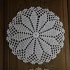 14 adet-Lot, Shabby Chic Vintage Bak Kalp Tığ Danteller Beyaz Bej Bardak Masa paspaslar Masa Peçete dekorasyon