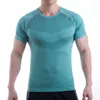 Men comfortable breathable tight-fitting sports shirt