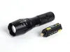 Vente populaire T6 3800Lumens Torches à LED haute puissance zoomable lampe de poche LED lampe de poche pour 3xaaa ou 1x18650 batterie mais pas inclinée