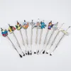 Pipa in metallo dabber Cartoon Metal Dabber bong in vetro strumento, pipa ad acqua, piattaforme petrolifere dab accessori per fumatori per arco in vetro, pipe