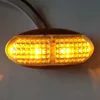 2PCS 4 LED Side Marker Clearance Lamp Super Bright Piranha Lights 12V 24V Car Truck Trailer UTE Jaune Rouge Blanc
