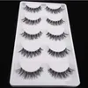 Nya 50 par Lot Svart Naturligt Kors Fake Falsk Eyelash Soft Long Makeup Eye Lash Extension Gratis frakt