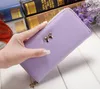 100 pz/lotto 2017 New Lady Women Clutch Leather Long Wallet Card Holder Purse Handbag Bag