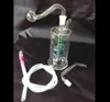 Multicolor snake hookah glass bongs accessories   , Colorful Pipe Smoking Curved Glass Pipes Oil Burner Pipes Water Pipes Dab Rig Glass Bong