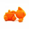 Nuevo colador de té de gatito de dibujos animados lindo gato Infusor de té creativo encantador gatito naranja herramientas de té de silicona 9758784