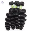 Brazilian Loose Wave Human Hair Weave 4 Bundles with Lace Frontal Pre Plucked Lace Frontal Closure with Bundles Brazilian Virgin H4375839