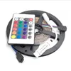 Darmowa wysyłka 3528 RGB SMD 60 LED M LED LED Strip Light + 24kley Mini Pilot