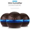 Ligue Ultrasonic umidificador Aroma Difusor Difusor Maker Mist HOT 300ml USB com luz LED azul