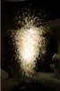 Chandeliers Large White 72 Inches Multi Pipes Hand Blown Chandelier Lighting LED Art Glass Chandeliers-Girban Brand