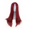 Wigs WoodFestival long straight women wig carve hairstyle blonde heat resistant synthetic wigs black natural fiber hair