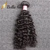 1pc/lote peruano Curly Human Hair Quality Exens￵es