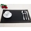 Gros-Top Finel 2016 8pcs / lot PVC Plaid Napperons pour table à manger Runner Lin Place Mat dans la cuisine Coupe Vin Mat Pad1