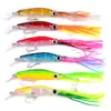 Hot Squid Jigs Ganci Buzzbait Lure 14cm 40G 6Colors Durevole Manica Plastica Pesce Pesca Bait Bait Attrezzatura da pesca Attrezzatura da pesca