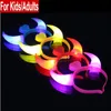 Halloween Party Headbands LED Light Horns Hoop Lights Luminous Horns Horn Horns Hoop Concert levererar huvudband för barn och vuxna