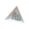 Atacado 100 pcs branco triângulo triângulo jóias triagem bandeja de pedras preciosas coleção armazenamento contas de cristal Nail Art bandeja de ferramentas
