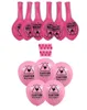 Voorzichtig Vrijgezellenfeest Gedrukte Roze Ballonnen Decoratie Accessoires Bruids Vrijgezellenfeest Hen Night Carnaval fancy dress latex ballon cadeau