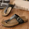 Groothandel-hete verkopen! Heren kurk sandalen zomers sandalen slippers dames casual sandalen echte slippers witte zwarte ons maat 5.5-9.5