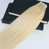 Tape in Hair Extensions Color 613 Bleach Blonde s Invisiable Real Human Hair Skin Weft Tape on Hair Extensions 100g/40pcs