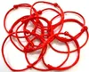 Charm Armband Partihandel - Snabb! 100st / lot handgjorda röda strängarmband onda ögon smycken kabala lycka till skydd