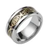 Anello in acciaio inossidabile Christian JESUS Anello da dito in argento con anelli in oro per donne e uomini Credete nei gioielli e sabbiosi