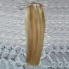 Malaysian virgin hair Straight 27/613 blonde virgin hair Weave Bundles 100g 1pcs human hair extensions double weft