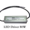 Transformadores de iluminação LED Driver 80W Tensão de entrada à prova d'água AC85-265V Saída DC27-40V Alimentador de fonte de alimentação LED atual 2400ma constante