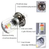 100 teile/los H4 Motorrad COB LED Scheinwerfer Hallo/Lo Strahl Vorne Glühbirne Lampe 3 Farben 6500 K