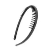 Ns mens metal dentada esportes futebol futebol headband alice banda black # r49