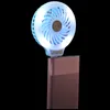 mini portable usb led fan petit ventilateur avec selfie fill-in led lumière de nuit poche usb fans sans batterie pour power bank multi-purpose