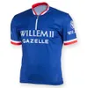 WILLEM II GAZELLE BIKE Maglia da ciclismo blu Maglia da ciclismo traspirante Manica corta Estate Abiti ad asciugatura rapida 2024 MTB Ropa Ciclismo T3