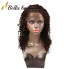 360 perucas dianteiras de renda cabelos humanos perucas de ondas cacheadas para mulheres negras cabelos humanos cacheados pré -arrancados com cabelos de bebê 130% 150% de densidade 180% Bella Hair Julienchina Sale