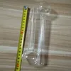 Hot! Newest Glass Oil Burner 8 inch large pipe oil burner Glass Tube Oil Pipe Nail Thick Glass smoking Pipe