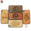 2021 HotSale Fashion Luxury Wooden TPU CellPhone Cases Shockproof Waterproof Custom Design Pattern LOGO For iPhone 6 7 8 X XR XS 11 12 Pro Max Cover Back Shell