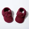 Baby Infant Moccasins Soft Leather Fringe Baby Botki Berbecia Buty Baby Kids Antiskid Pierwsze Walker Buty Skórzane buty