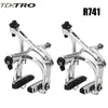 Tektro 300 g / paio Quartz R741 Pinza freno in alluminio super leggero Morsetto freno bici da strada C con bianco rosso / nero rosso / nero / argento