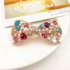 Nowe Hot Barrettes Klipy Włosów Spring Clip Bling Bling Rhinestone Włosy Pearl Heart Bow Crown Flower Leaf Hurtownie Wedding Hair Jewelry