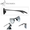 2021 luxe ontwerper half frame mannen zonnebril UV Bescherming Outdoor Sport Vintage zonnebril Hoge kwaliteit met doos en Cases244H