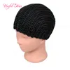 Göra perukverktyg Wig Caps Cornrow Croceht Wig Flätad Cap 70g Syntetisk gjord för virkade flätor Weave Hair Extension