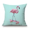 Ny kreativ kudde täcker rosa blå heminredning ananas flamingo kast kudde fodral skalle almofada tryckt sexiga läppar cojines2725835