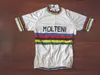 2024 Molteni World Champion 화이트 사이클링 저지 통기성 사이클링 유니폼 짧은 소매 여름 퀵 드라이 천 Mtb Ropa Ciclismo B23