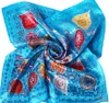 50 cm Lenço de seda Quadrado Lenços De Seda Neckscarf lenço das mulheres menina crianças 20 pçs / lote # 1890