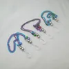 Pinces à tétons en silicone à maillons de chaîne avec gadget de cloche à bille colorée dans le jeu sex toy6477591