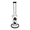 최신 무거운 시트 유리 물 파이프 유리 물 bongs percolator 18mm 여성 공동 블랙 컬러 (ES-GB-101)