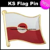 Bandeira da Itália Emblema Bandeira Pin 10 pcs muito Frete grátis KS-0206