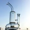 Glass Bongs Tornado Perc Water Pipes Hookahs Quartz Bent Neck Tube Clear Oil Dab Rigs Bubble Base 4mm Thick 18.8mm Female Joint For Smoking Accessories Bowl WP146